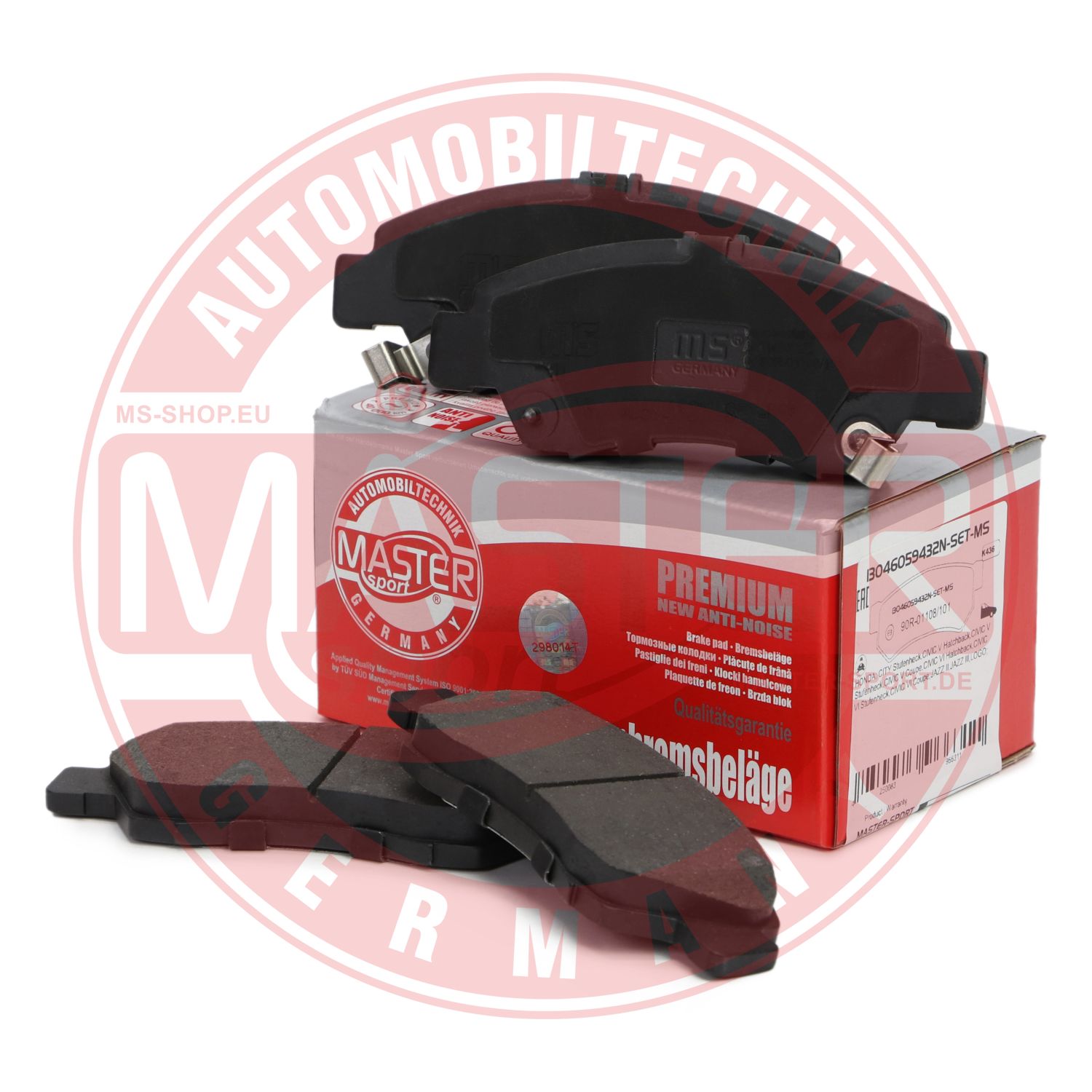 Placute frana MASTERSPORT GERMANY 13046059432N-SET-MS